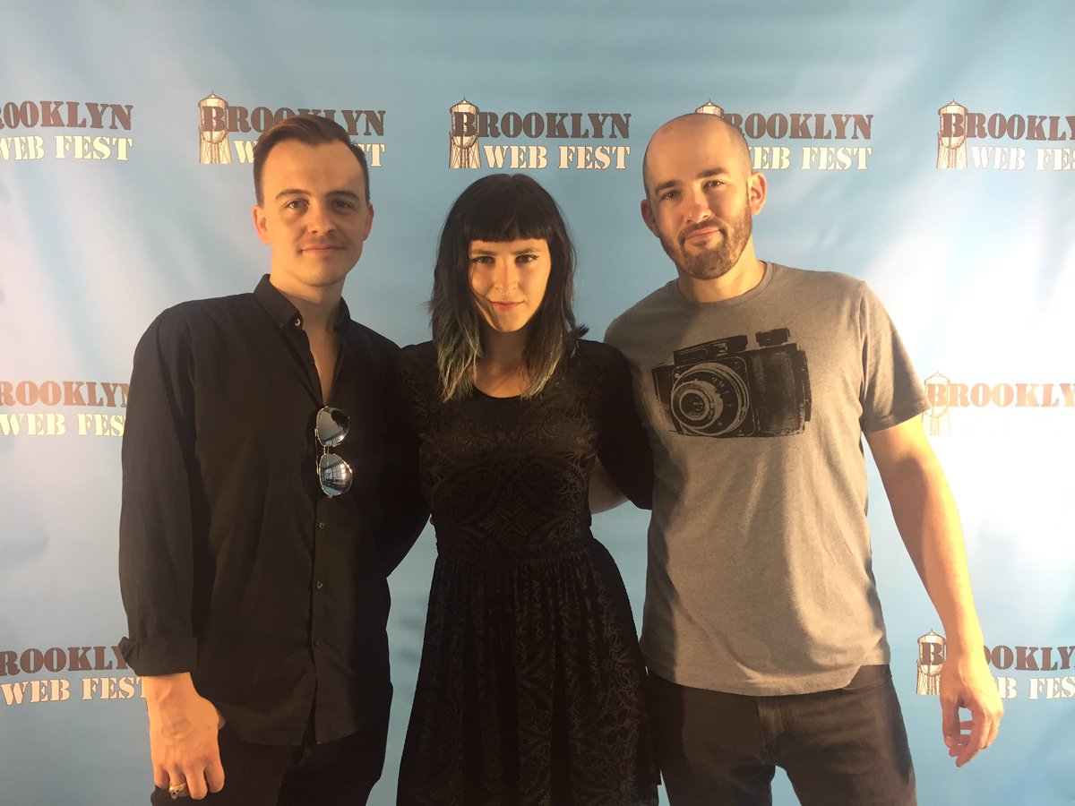 workingonitshow's tweet photo. Creator @marzapproved, exec producer @ccraigc and bestie @DaniTenenbaum at @BrooklynWebFest! #bkwf #bkwf2016 https://t.co/FKk4rBnndJ