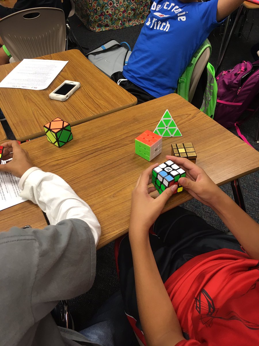 The cubers in our new Rubik'sCubeClub are amazing! @spartan_speak