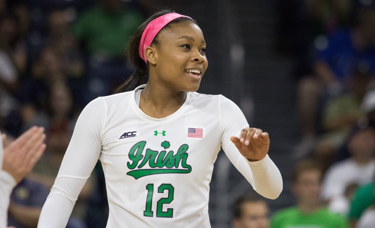 NDvolleyball's tweet photo. 🏅Congrats to Jemma Yeadon on earning ACC Volleyball Freshman of the Week honors!

STORY: https://t.co/9qtEdoBsR8 https://t.co/viuQNUk4eL
