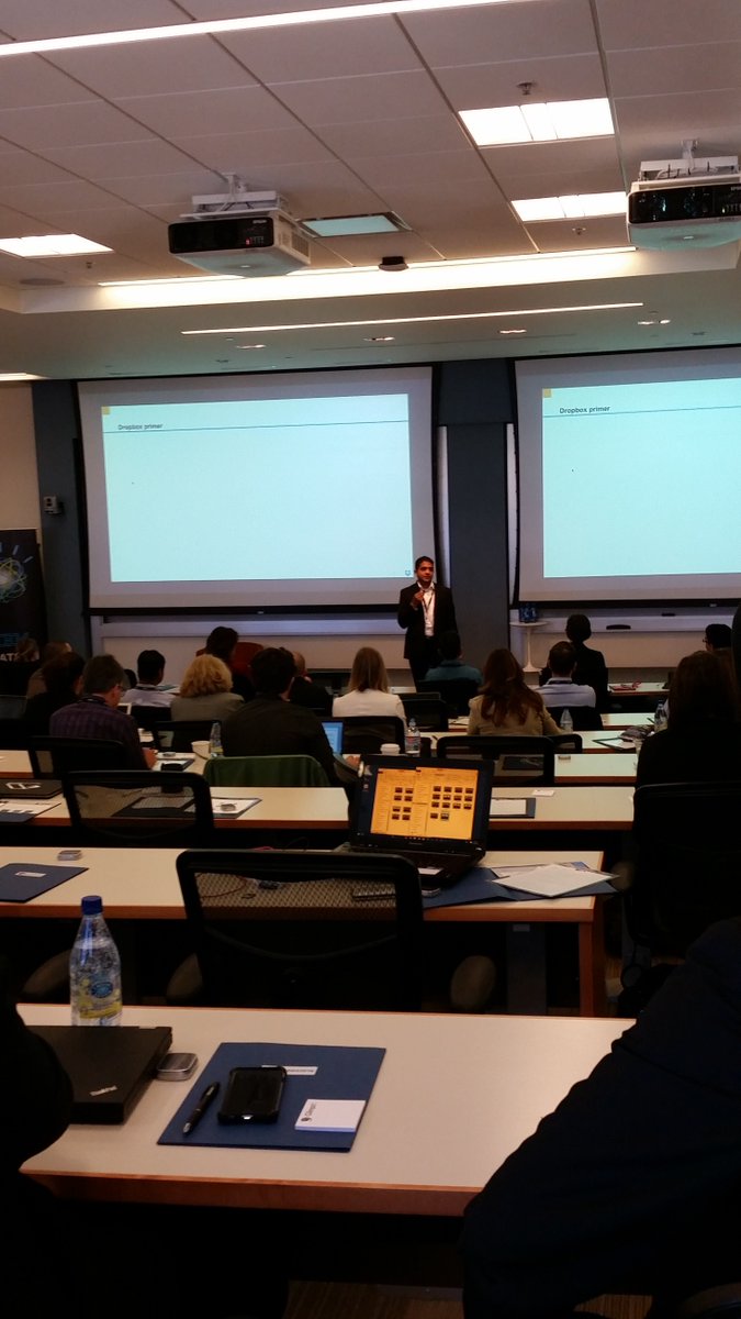 DisruptDecide's tweet photo. Presenting now: Sirish Chandrasekaran on how to “Shift a Decacorn’s Strategy Through Data.” @Dropbox #DDS2016 https://t.co/ecoUCTHLPs