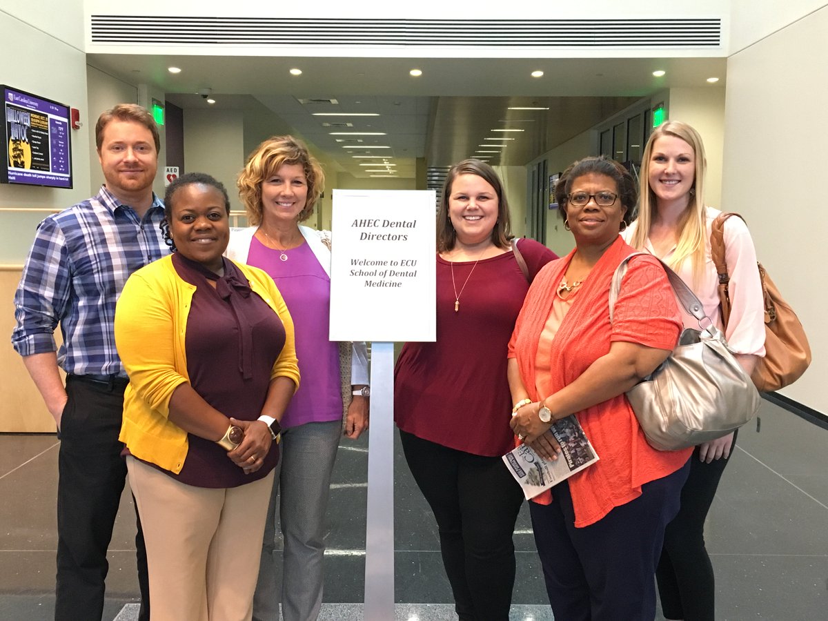 SEAHEC_CE's tweet photo. NC AHEC representatives touring the @EastCarolina School of Dental Medicine after the AHEC Dental Directors meeting! #ahec #greenville #CE https://t.co/gZweTekjWi