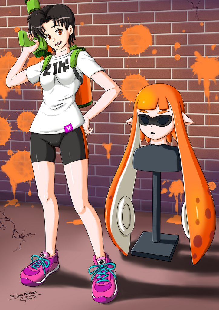 Weird Splatoon Art. 