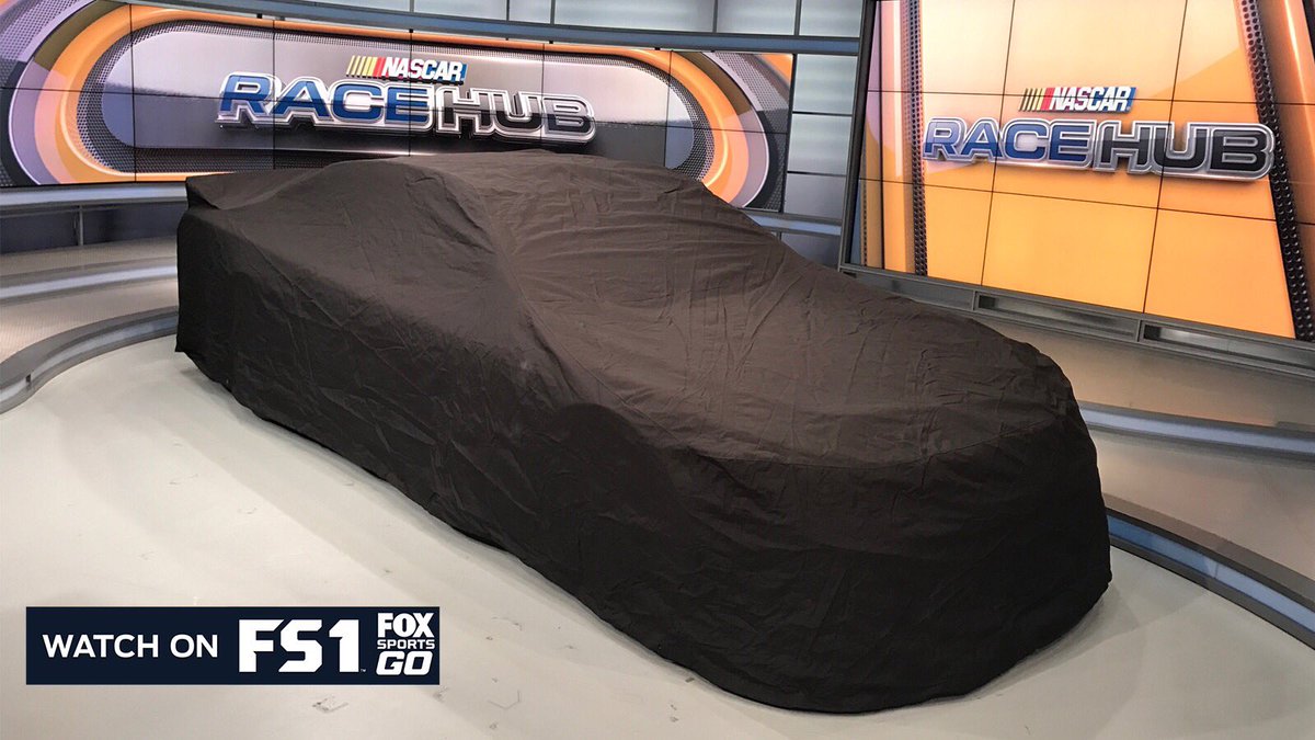 NASCARONFOX's tweet photo. Let the guessing begin!

@RyanJNewman has something cool to show everyone. Don't miss #NASCAR #RaceHub. 6p ET on @FS1 and #FOXSportsGO. https://t.co/J6njwqHRWt