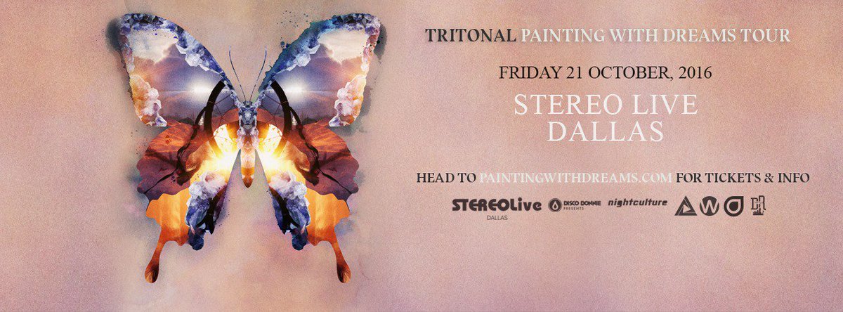 A_a_Ron227's tweet photo. #Tritonian's! Come out 10/21/2016 to @StereoLiveDFW as @NightCultureDFW bring you the #PaintingWithDreams tour! 
TIX:https://t.co/thtQdoqpfC https://t.co/GSTu6SGVJf