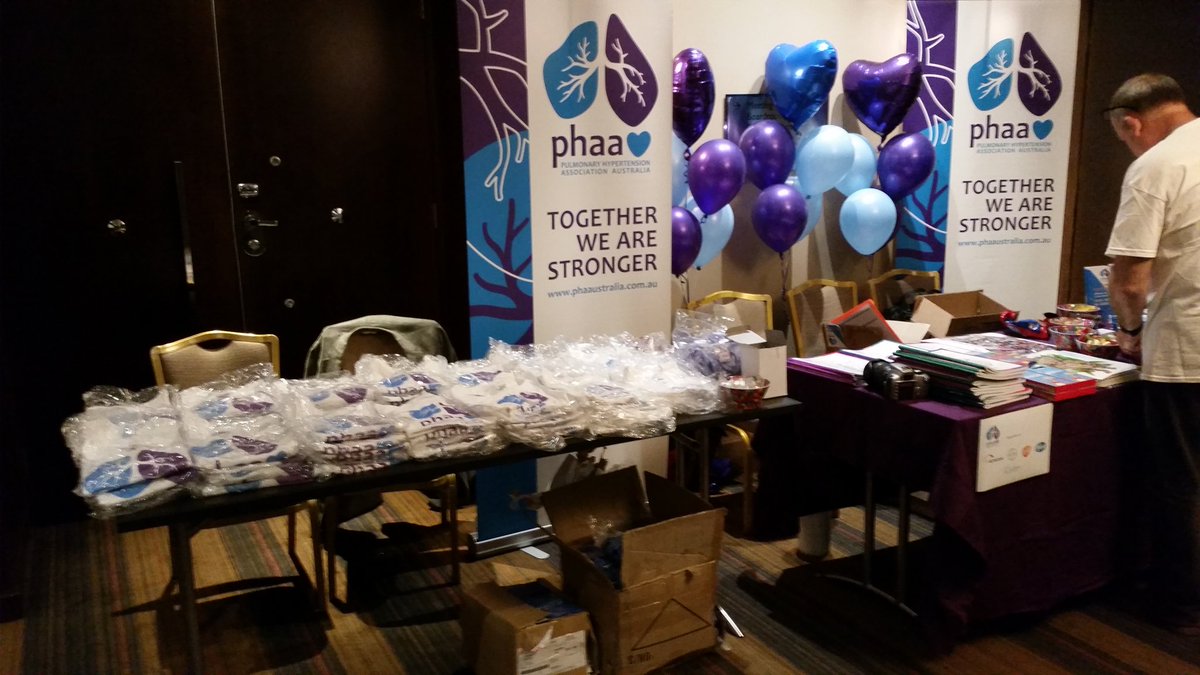 burkenotwills's tweet photo. Our stand at the 2016 #PHSANZ conference in Melbourne. #phaaustralia #pahaware #pulmonaryhypertension #rare #RareDisease #phaware https://t.co/6fTKUHtA2M
