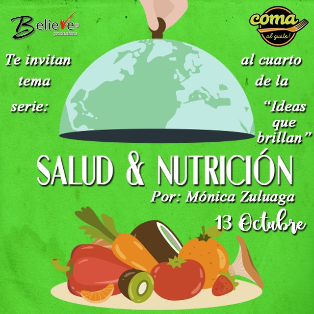 SoyGrowie's tweet photo. #Ideasquebrillan en su cuarto tema #Salud #Bienestar y #Nutrición tu momento de ser parte de la #ComunidadGrowie Jueves 13 en #CostadelEste https://t.co/wma2nd8zfz