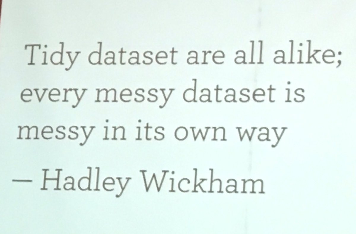 erikabugs's tweet photo. Learning about tibbles (and more) from @hadleywickham ! https://t.co/tHmSJoGAMt