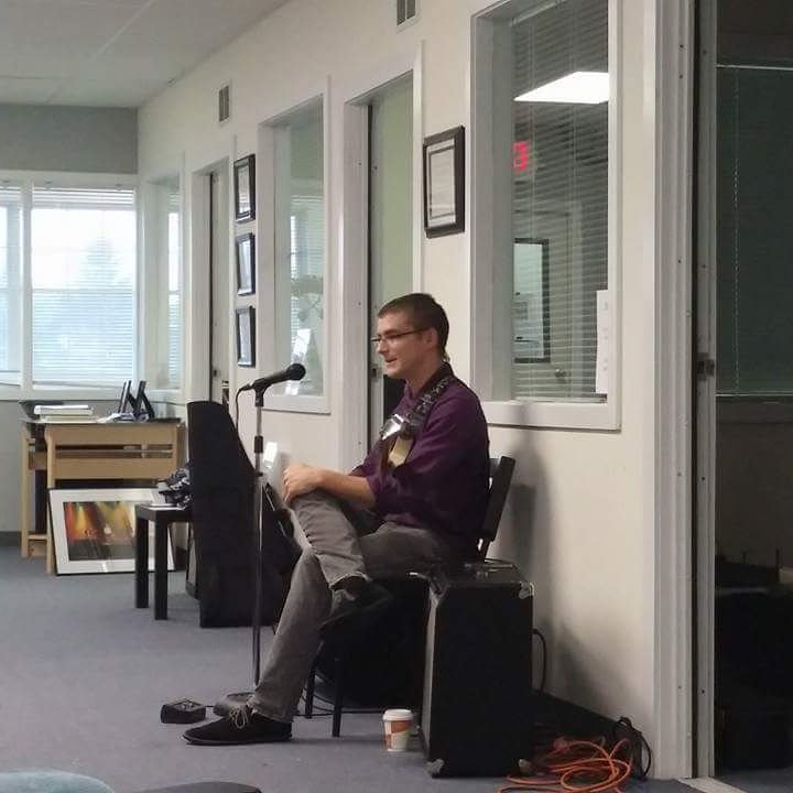 richardsguitar's tweet photo. #cameronmaynard from #thecontortionist blowing minds at a recent RGS #guitar clinic. It was great hearing his guitar #wisdom ! https://t.co/Eg65nlbeKI