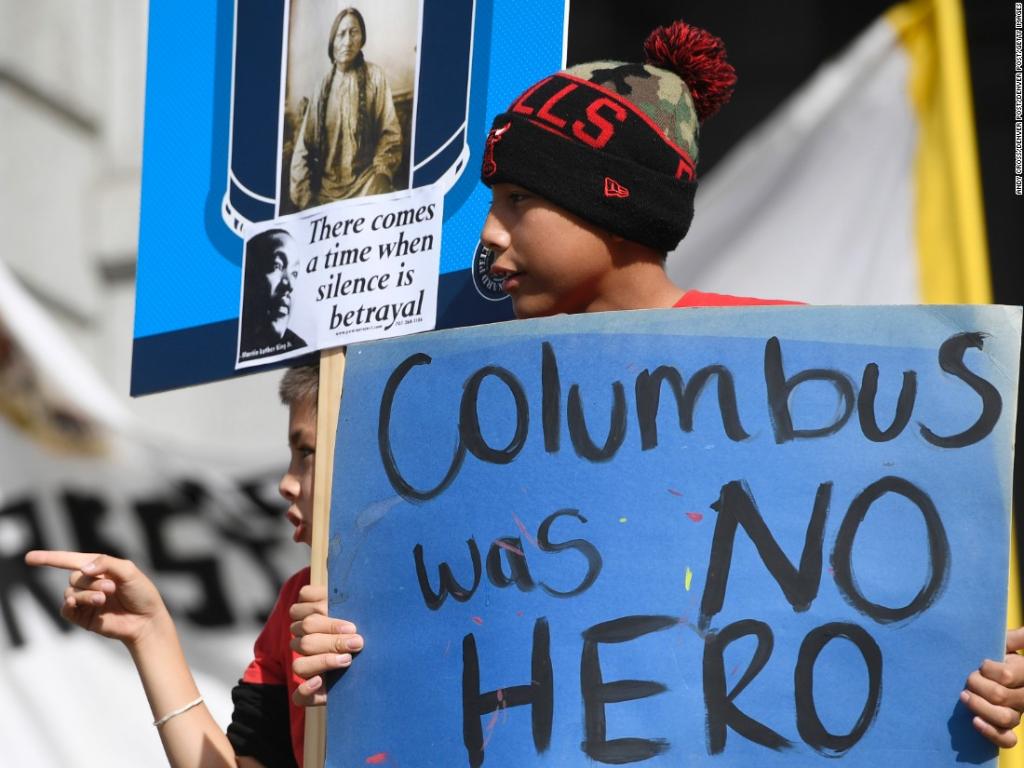 CNN's tweet photo. Since 2015, at least 14 communities have passed measures designating second Monday in October Indigenous Peoples Day https://t.co/a2sFc1jcvC https://t.co/mZOat4yPDn