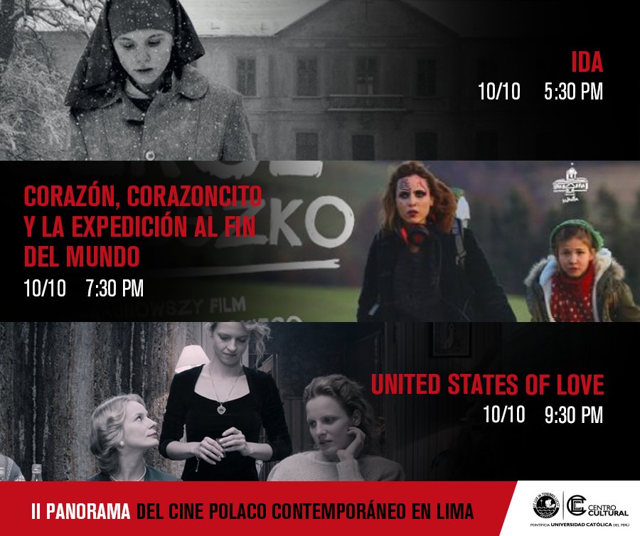 festivaldelima's tweet photo. Quedan pocos días para final del II Panorama del Cine Polaco Contemporáneo, no esperes más y visítanos https://t.co/uKJmpDsYsZ