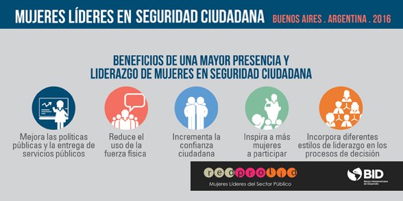 RedPROLID's tweet photo. ¿Quieres saber cuáles son los beneficios de tener a más #mujeres en posiciones de #liderazgo en el sector de Seguridad Ciudadana? https://t.co/uPUPZhaRGY