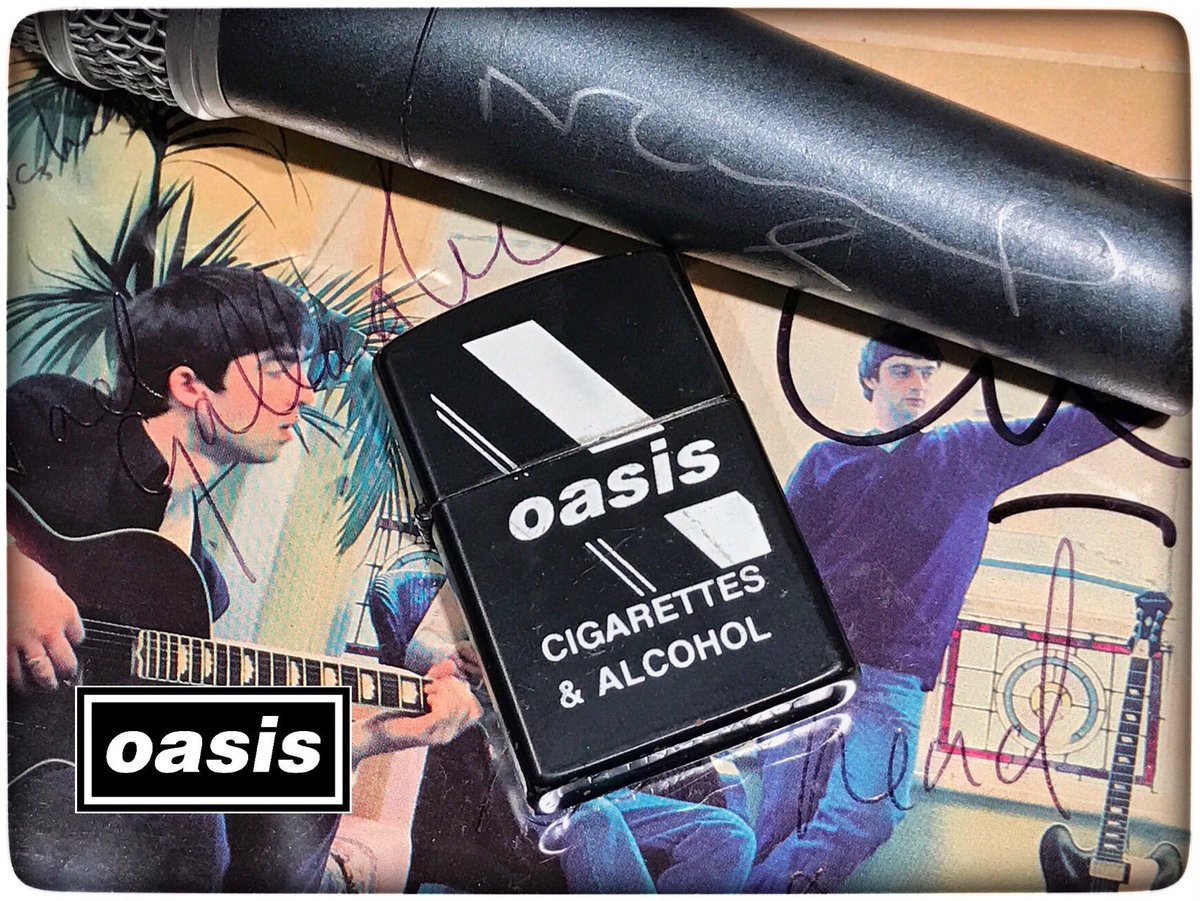 OasisDNA's tweet photo. 22 yrs of Cigarettes &amp; Alcohol! C&amp;A promo lighter for those bday candles!🚬🍻🎉 #oasismusic #oasisdefmaybe #oasisexhibition #NoelGallagher https://t.co/5drOEnaAxT