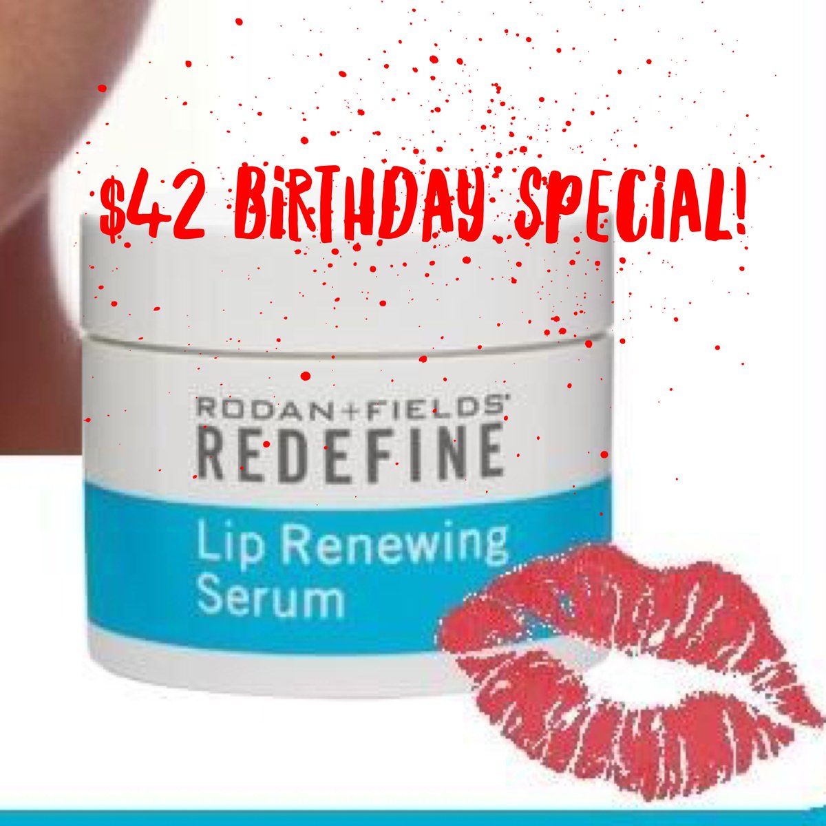 KirMennetti's tweet photo. 42nd bday special LIP SERUM for just $42! All week long! Who wants one? #kissablelips #puckerup #KPickSix https://t.co/lIku4NGItZ