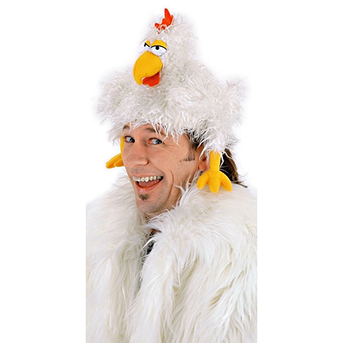 _chckns_'s tweet photo. For all of you who technically need a costume, may I introduce the #chicken mask: 
https://t.co/i72JcQbLLx https://t.co/yiAlCmeMWG