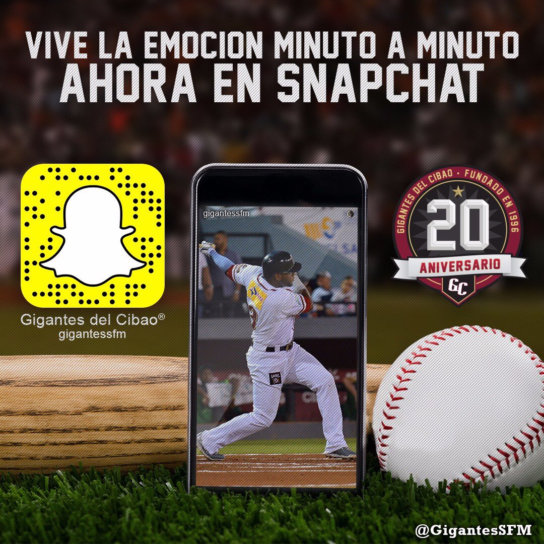 Gigantes_Cibao's tweet photo. ¡Sigue el trotar de tus Potros en Snapchat! 

👻SC: GigantesSFM 

#TrotandoJuntos https://t.co/rVY64L0dUV