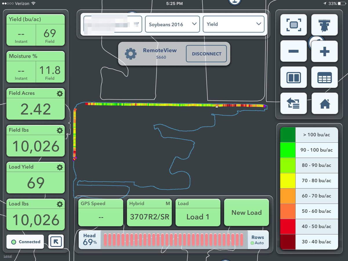 Channel_SIL's tweet image. Remote viewing grower cutting 3707R2/SR! Power of FieldView Drive @KaylissaHalter @climatecorp #PlacedToPerform
