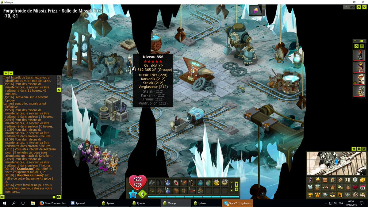 on passe la missiz ce soir, sans jamais l'avoir lancé auparavant, et en mort définitive! #Ombre #Dofus