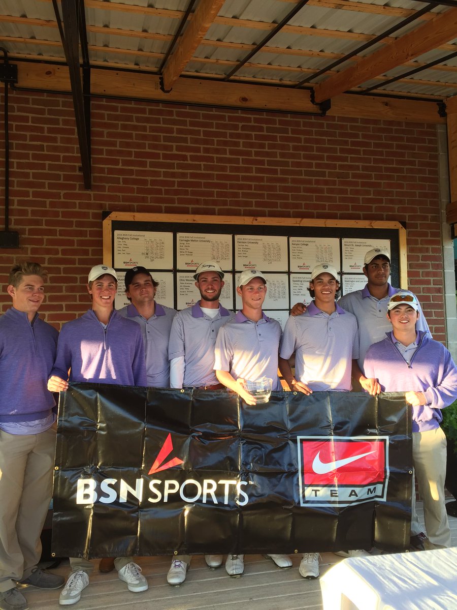 Kenyon College Men’s Golf (@kenyongolf) on Twitter photo School record 286 to win by 2! At a loss for words on how proud I am of this team. Thanks <a href="/GolfChapelHill/">Chapel Hill GC</a> and <a href="/BSNSports_CBUS/">BSN Sports Columbus</a> School record 286 to win by 2! At a loss for words on how proud I am of this team. Thanks <a href="/GolfChapelHill/">Chapel Hill GC</a> and <a href="/BSNSports_CBUS/">BSN Sports Columbus</a>