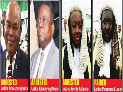 Department of State Service [DSS] has released all the judges arrested during a nationwide raid of their residents at the weekend accused of corruption