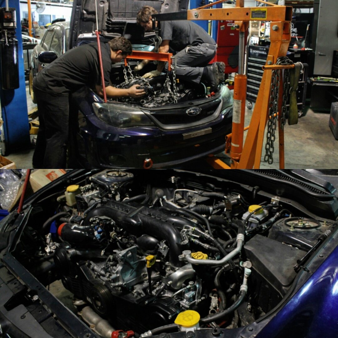 ProjectImportCo's tweet photo. Motor is in our customer's Subaru Wrx ๐ง
Stay tuned for the start/tune ๐
#projectibuilt #projectimportllc #boosted https://t.co/b6i5yX9Wa3