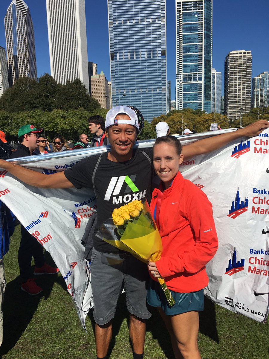 bpalas's tweet photo. Guts &amp; heart is what this girl ran with at @ChiMarathon Proud of her as always! #findyourmoxie #run #ChicagoMarathon https://t.co/aSsnLOnfhv