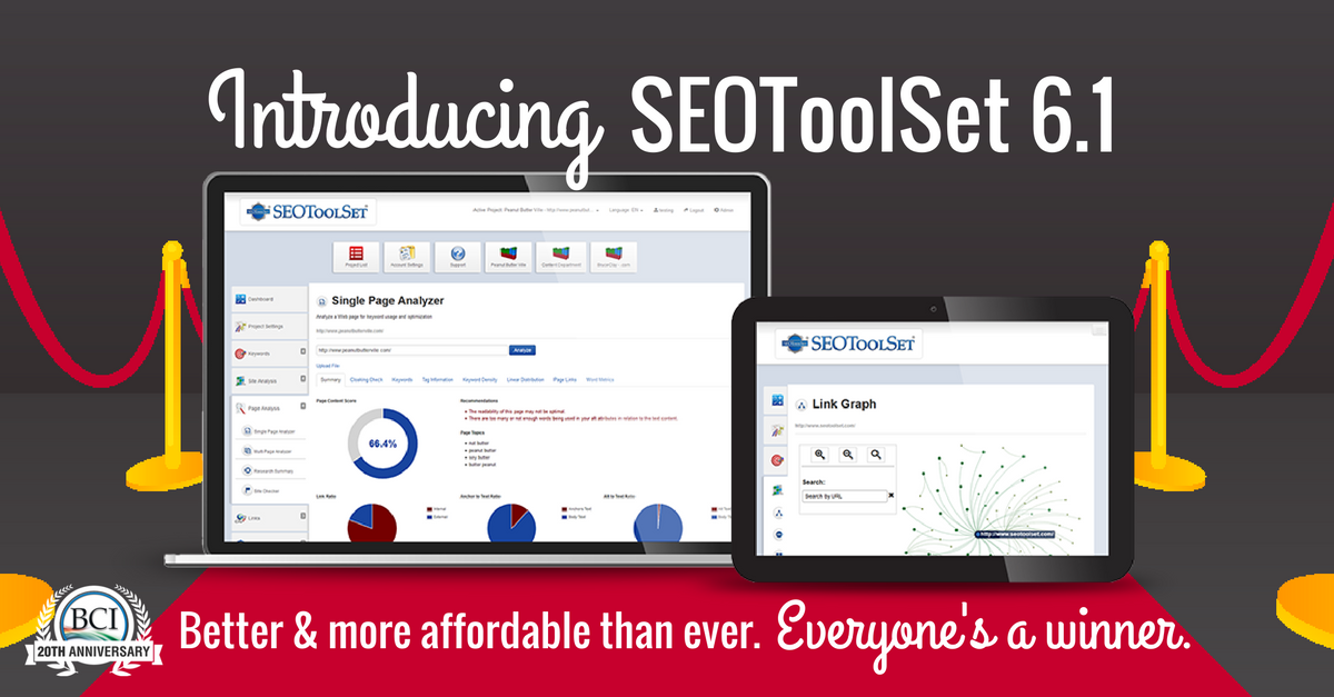BruceClayInc's tweet photo. #SEOtools upgrade &amp; an unbeatable price tag! Ranking monitor + #SEO analysis just $24.95/mo. Try 30 days risk free https://t.co/1nXVoOkh63 https://t.co/iCWdGhmu4o