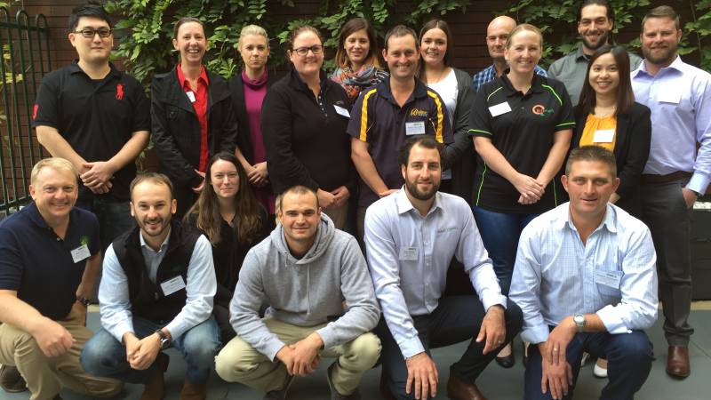 GoodFruitandVeg's tweet photo. Vegetable leaders hit #Canberra to graduate- https://t.co/UGs634fGTX @ji11b @GrowLead @AUSVEG https://t.co/wmN5m5h2WI