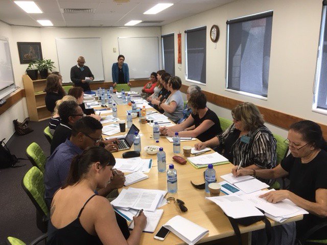 The_NIRAKN's tweet photo. #NIRAKN2016 CRG in session! Content brought to you by Prof Hokowhitu @waikato A/Prof Aikau @UHawaiiNews Prof Andersen @NativeFaculty https://t.co/m8WXmO7fOi