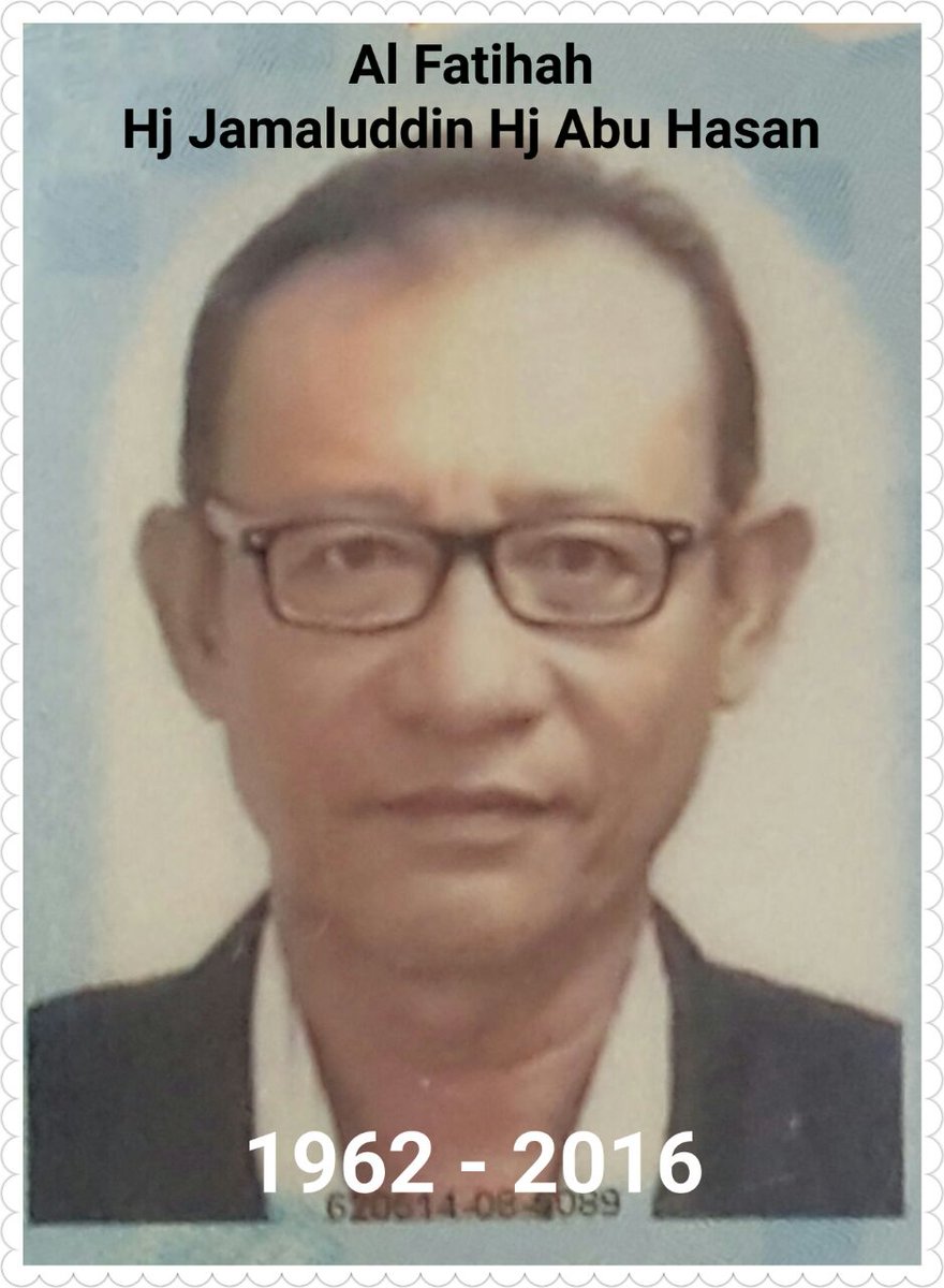 Al-Fatihah..Kuiringi pemergianmu dengan doa, ingatan serta kupohon keampunan daripadaNya... Ins Shaa Allah