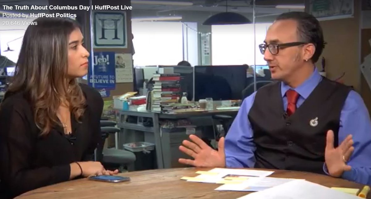 VinceSchilling's tweet photo. Today I was on @HuffingtonPost @HuffPostPol
Speaking re: #ChristopherColumbus & #ColumbusDay
Thx @Jessica_Carro! https://t.co/gIW959TmT0 https://t.co/KzRQpczO5G
