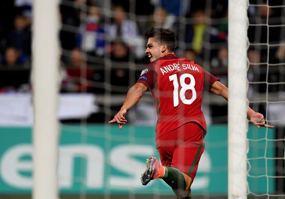 FootballClubSim's tweet photo. A star is born! André Silva scored his first international hat-trick. Who is your most promising player in FCS? https://t.co/JmHAFnlWrT https://t.co/zwbEMhQcMs