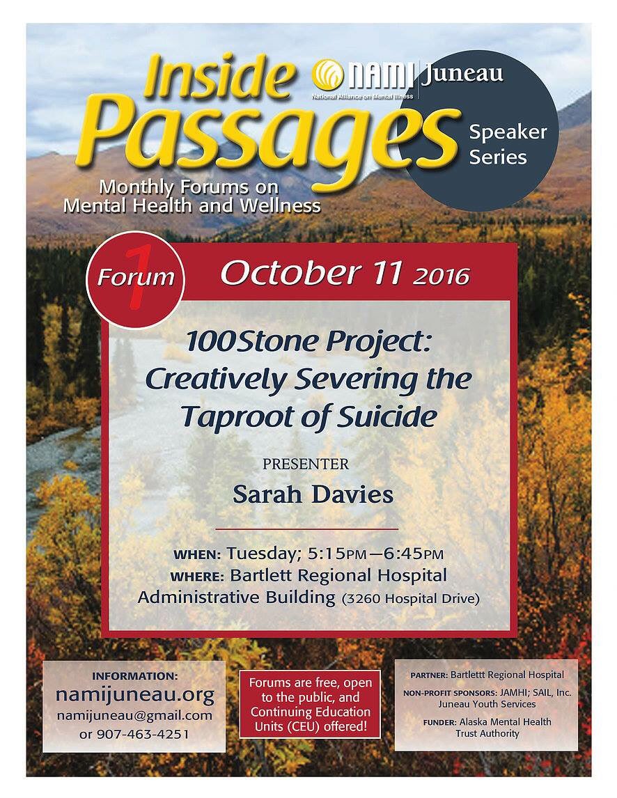 bysarahdavies's tweet photo. 100Stone Project presentation in Juneau 10/11 5:15 Bartlett Regional. See you there and then? https://t.co/Jfb2KYw7Tf