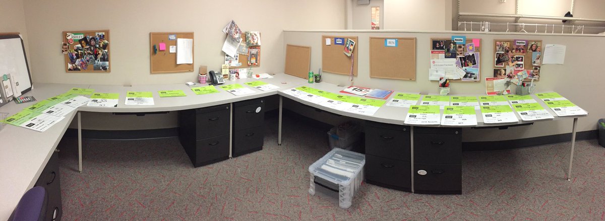 Q4 ready! Updated custom blocks with old ones taped to the bottom for a smooth transition