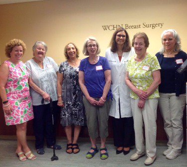 DanburyHospital's tweet photo. Five-year breast cancer survivors gathered at the #WCHN Breast Center in #Danbury to celebrate.  Do you have a #survivor story to share? https://t.co/6DA577uLBH