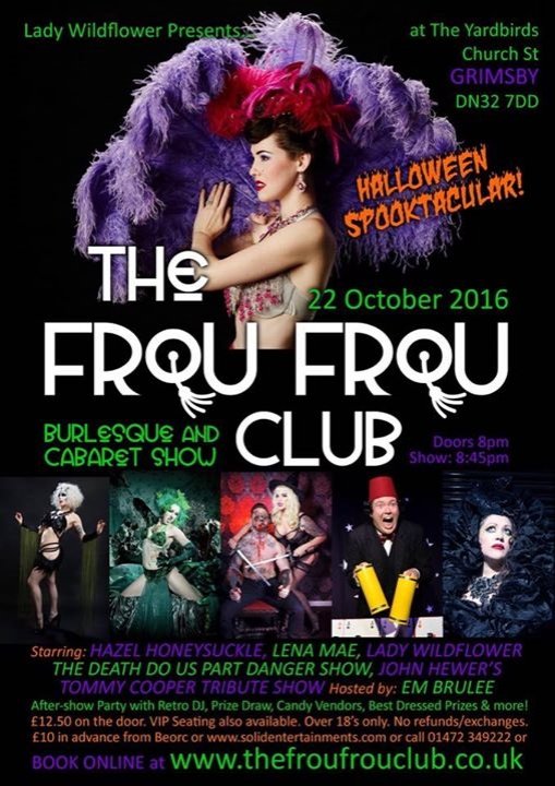 CatsPJsCabaret's tweet photo. 'Just like that!' John Hewer's Cooper tribute show at the 1st ever @TheFrouFrouClub on Oct 22nd at @YardbirdsRock https://t.co/TbHZrh9SCy