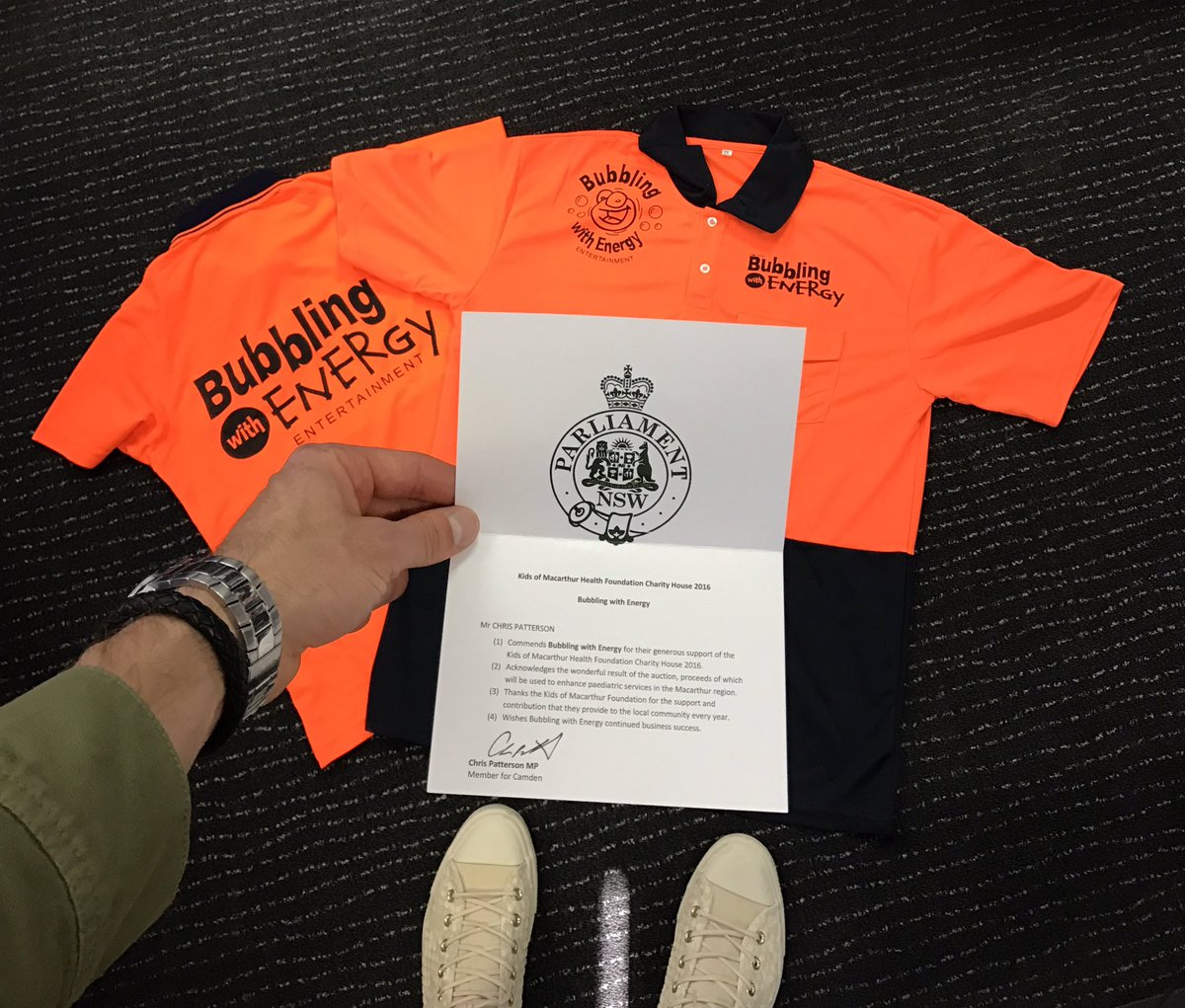 BubblingEnergy's tweet photo. Always a pleasure to recieve certificates of appreciation. Giving to fundraisers is just apart of our culture here at Bubbling 😀 https://t.co/4ft5RJKolO