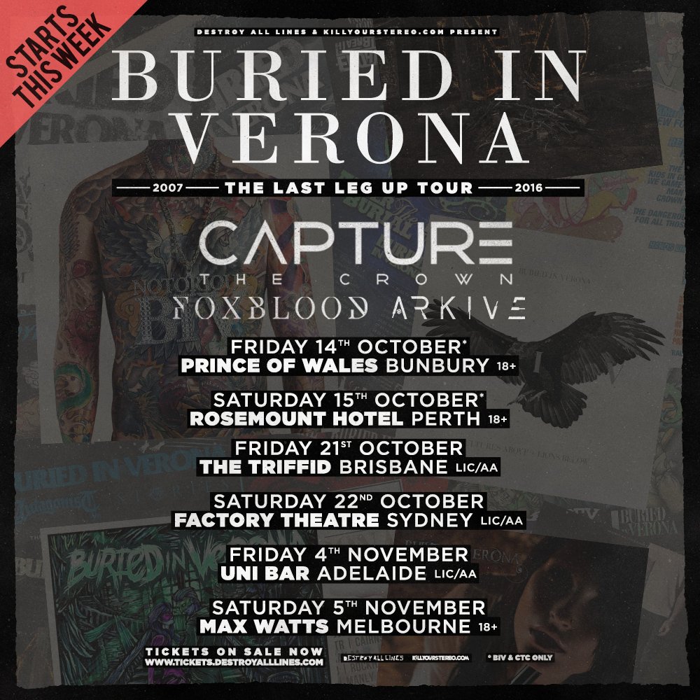 buriedinverona's tweet photo. One more sleep until The Last Leg Up Tour starts! Anyone else as excited as we are?
First stop Bunbury and then Perth! https://t.co/tbGh4F2eSk