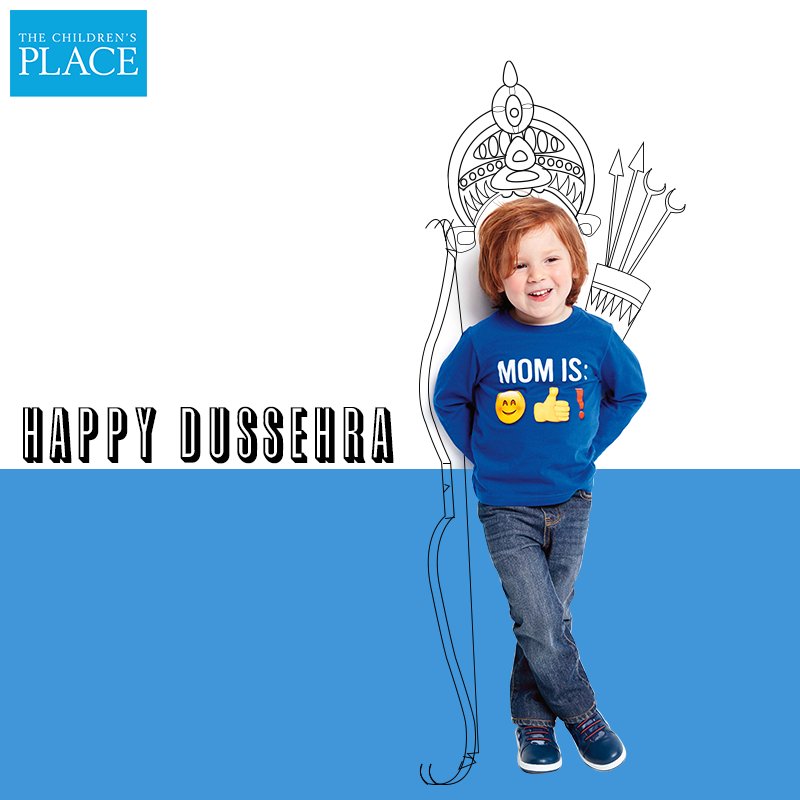 Good always wins over evil! #HappyDussehra! #TheChildrensPLACE