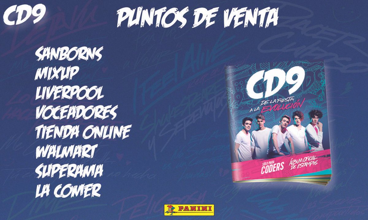 CodersLGDLOffic's tweet image. Aquí la información de donde pueden encontrar él ÁLBUM DE ESTAMPAS de @CD9 a partir del 12/10 #ÉSTAMPATECONCD9 😱😍😏