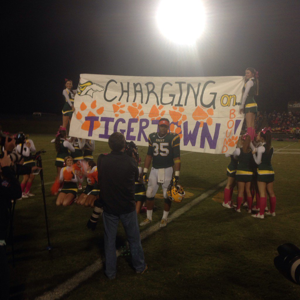 Congrats to <a href="/Fosterkiddddd/">Justin Foster</a> Clemson is getting a great football player and a better young man