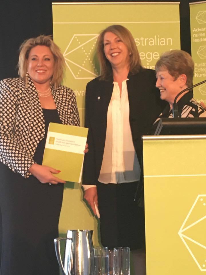 acn_nursing's tweet photo. ACN CEO @kylieward & ACN President @KathyBa60158274 with the Health & Medicare Shadow Minister, the Hon @CatherineKingMP #NursesLeadReform https://t.co/U0ntm7Nr1i