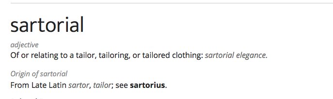 KarenJohnstone's tweet photo. @TheRundownCNC3 Sartorial Elegance.  Yes I had to look it up. #schooled https://t.co/XwjXWRjFRN