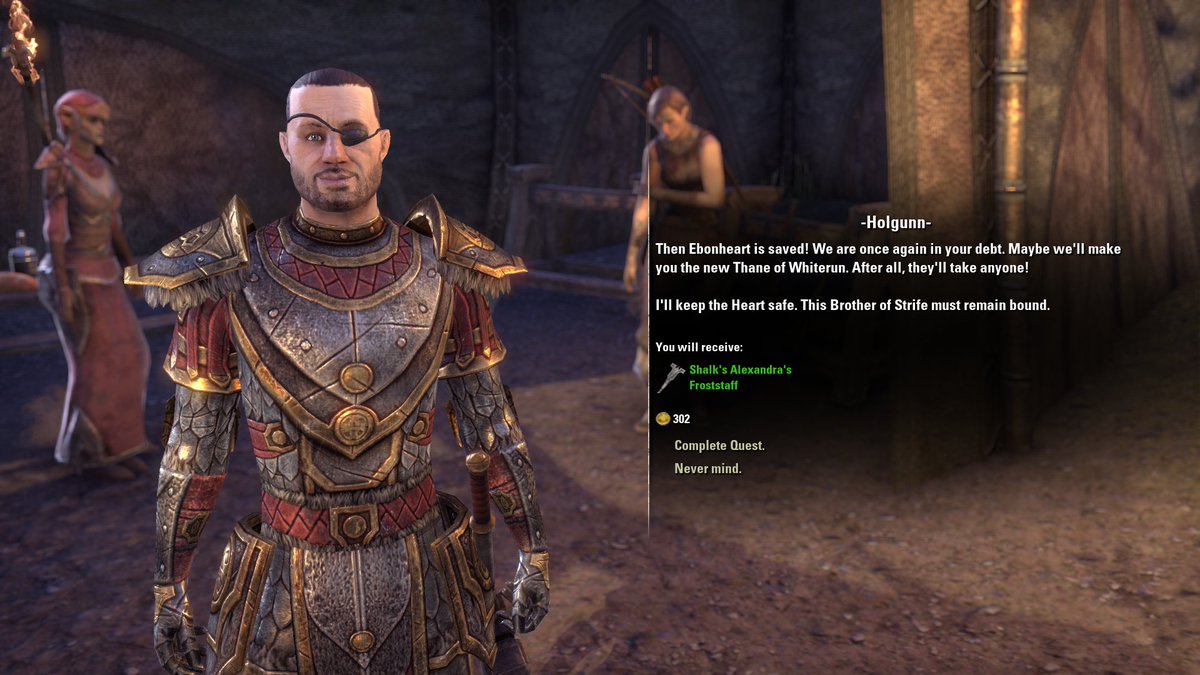 I swear the entire Ebonheart Pact storyline is a string of jokes with some serious parts in between