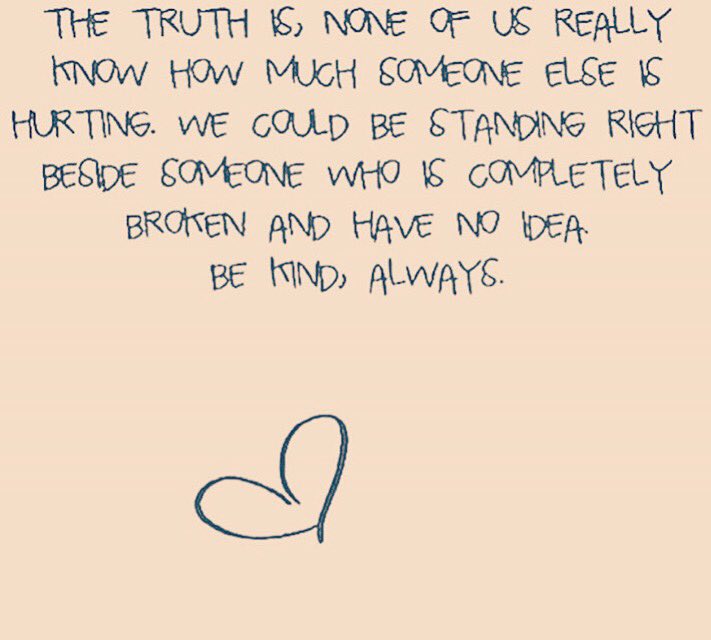 zscpitt's tweet photo. Be kind, always. #MentalHealthAwarenessDay https://t.co/1yB0FTtwgR