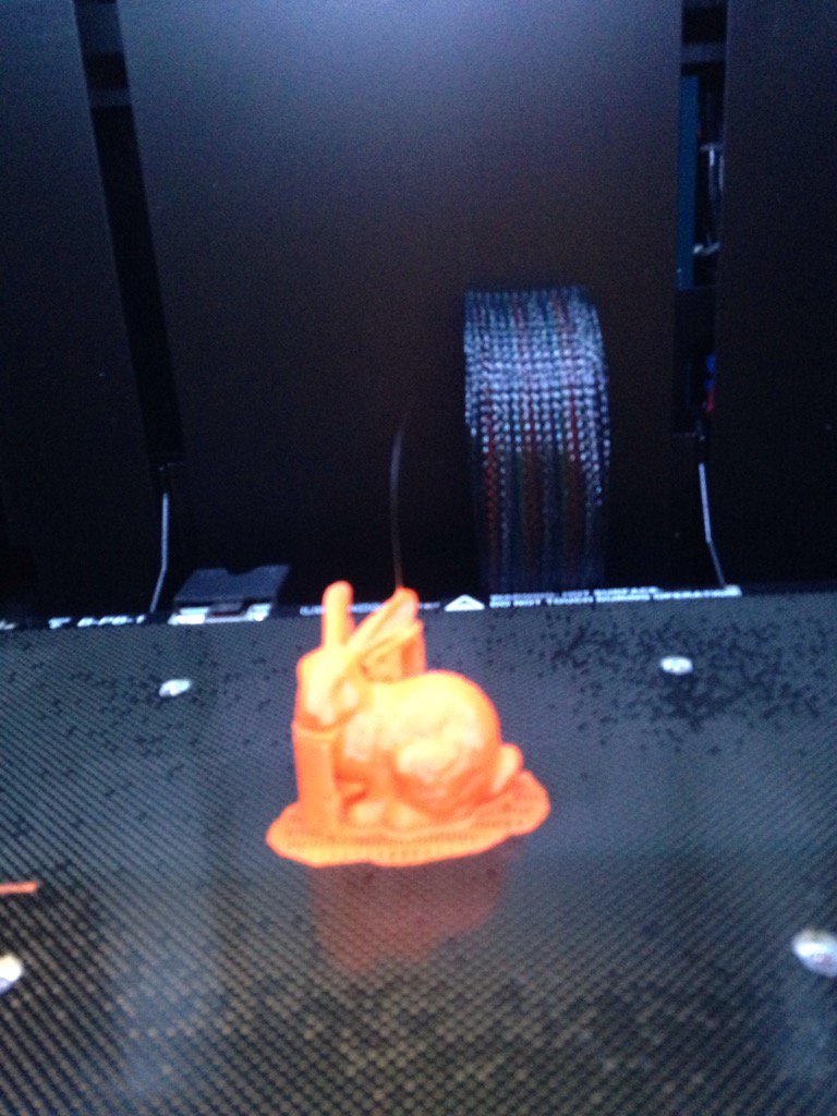 Making_Readers's tweet photo. Things getting hopping hot in 3D printing. Watch out for this fellow at ForestStems #flssip #flsslib #STEM https://t.co/e3fwdO5xmt