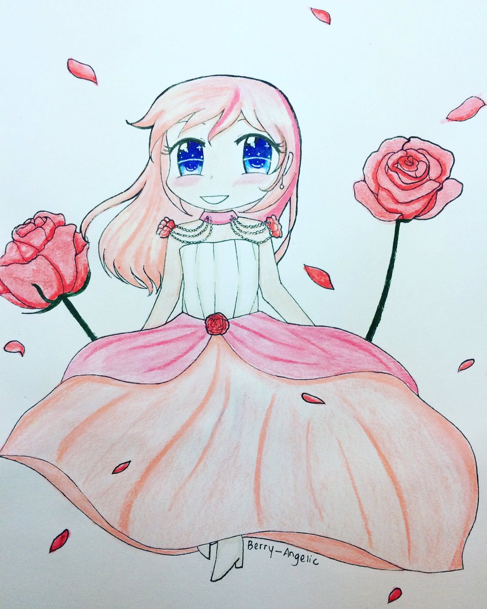 berry_chuu's tweet photo. Inactive status for a while, but here's a new piece! #roses #pretty #pink #Jacqueline #BerryAngelic https://t.co/WahPmgLhnD