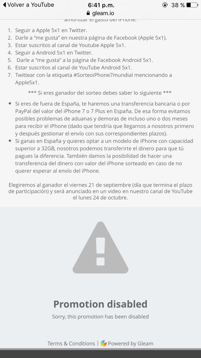 JahLiveForever's tweet photo. @Apple5x1 solucionar él problema. Salí de laborar y recién me conecto para participar y no me deja. https://t.co/AfCZfIVfYw