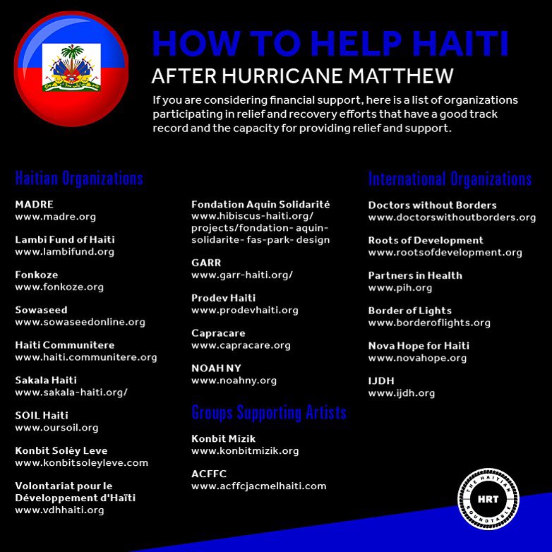 TheHaitianRoundtable (@haitianroundtbl) on Twitter photo If you are interested in supporting relief efforts in Haiti. <a href="/CapraCare/">capracare, Inc.</a> <a href="/NOAHNewYork/">NOAH NY</a> <a href="/ProdevHaiti/">PRODEV Foundation</a> <a href="/Fonkoze/">Fonkoze</a> If you are interested in supporting relief efforts in Haiti. <a href="/CapraCare/">capracare, Inc.</a> <a href="/NOAHNewYork/">NOAH NY</a> <a href="/ProdevHaiti/">PRODEV Foundation</a> <a href="/Fonkoze/">Fonkoze</a>