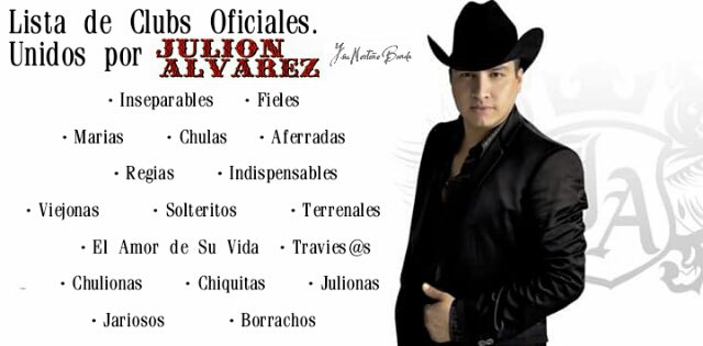 ElAmor_desuVida's tweet photo. Te gusta @julionalvarez y quieres ser parte de algún club oficial en @ElAmor_desuVida te damos informes #ClubsUnidos #LaUniónHaceLaFuerza https://t.co/bxmbQ6e5Dy