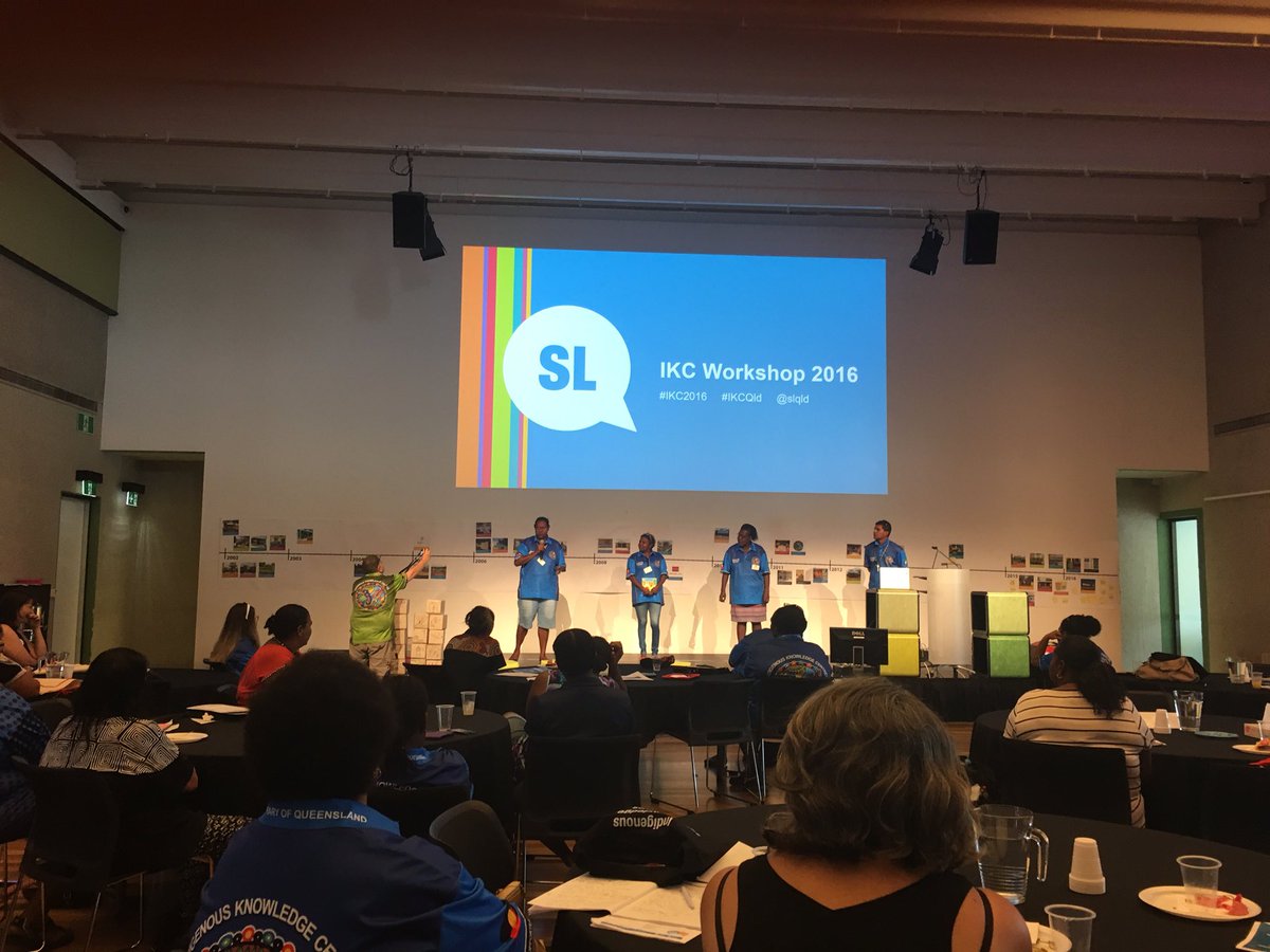 Littlelesley28's tweet photo. IKC participants presenting their learnings from the F5F workshop #ikcqld #ikc2016 https://t.co/WDlraekEXn
